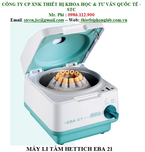 Máy ly tâm HETTICH EBA 21